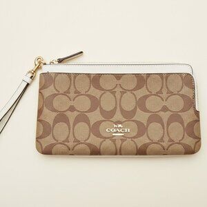 Coach Double Zip Wallet